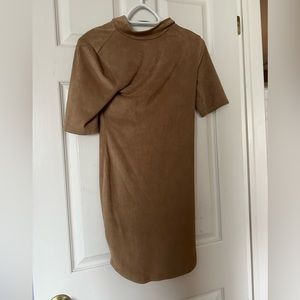 Tan turtle neck dress